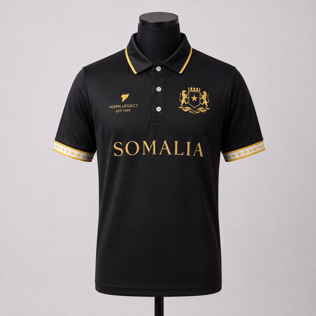 Lux Somalia Midnight Heritage Jersey for men, featuring a stylish dark navy design with heritage-inspired details.
