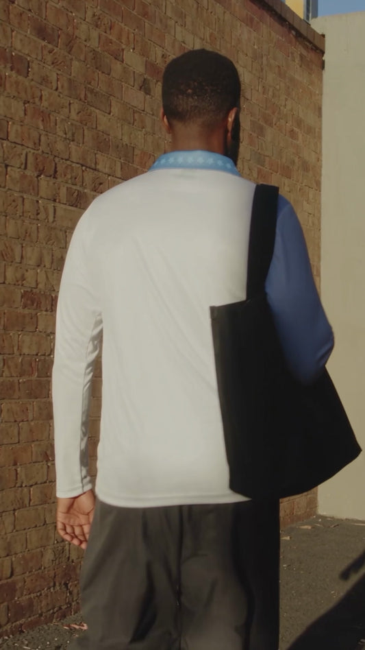 Somalia Ivory Azure Jersey Long sleeve.